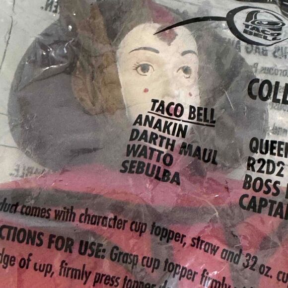 NEW LUCASFILM STAR WARS EPISODE I CUP TOPPER SET COLLECTIBLE TOY MOVIE - Picture 2 of 5